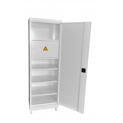 Armoire à pharmacie 1 porte avec coffre à toxique teamalex medical