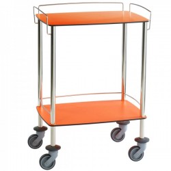 chariot médical de soins avec galeries Teamalex Medical