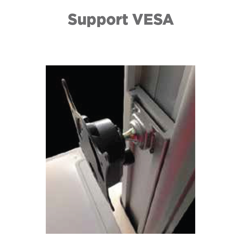 Support VESA pour chariot informatique Teamalex