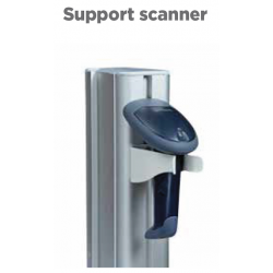 Support scanner pour chariot informatique teamalex medical