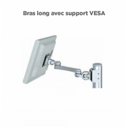 Bras long avec support VESA
