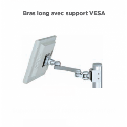 Bras long avec support VESA teamalex