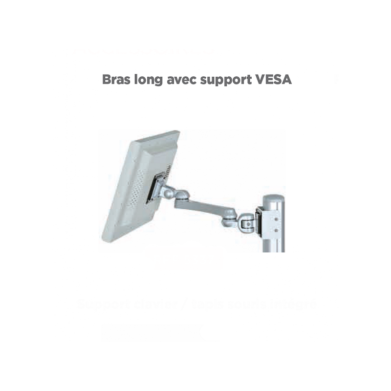 Bras long avec support VESA teamalex