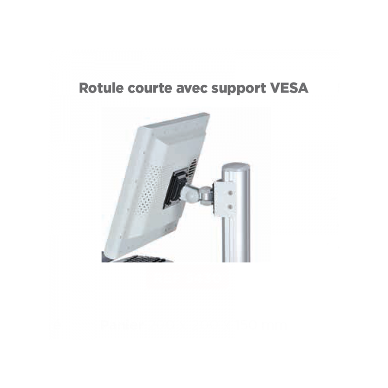 Rotule courte avec support VESA Teamalex