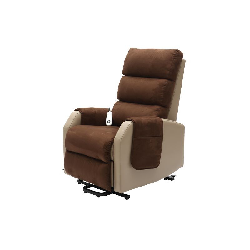 Fauteuil médical couleur beige et chocolat Teamalex Medical