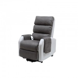 fauteuil médical de couleur gris clair et gris anthracite