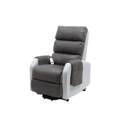 fauteuil médical de couleur gris clair et gris anthracite Teamalex