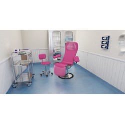 Fauteuil de prélèvement sanguin sur roulettes Dénéo Promotal Teamalex Medical