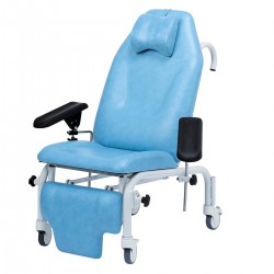 Fauteuil de prélèvement sur roulettes Carina