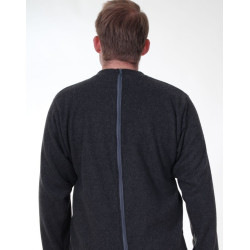 Grenouillère médicale Homme Polaire zip dos Teamalex