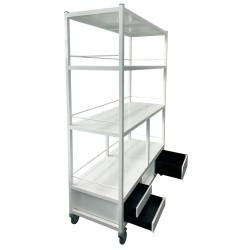 Armoire mobile amagnétique en aluminium IRM 5 Tesla Teamalex Medical