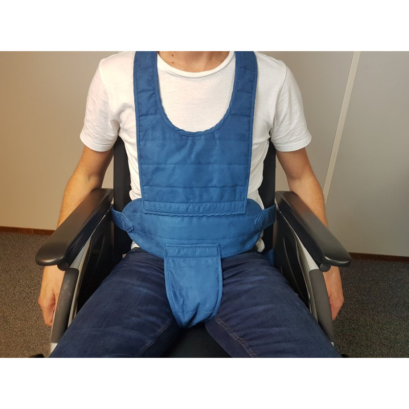 Ceinture buste sécurisée pelvien cousu fauteuil Fermeture magnétique teamalex