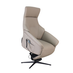 Fauteuil releveur Nest en cuir teamalex