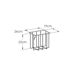 dimensions Support sac à déchets Teamalex