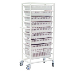 Chariot 9 paniers amagnétique IRM Teamalex Medical