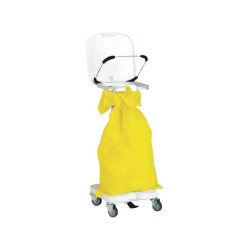 Chariot à linge un sac avec couvercle et pédale Teamalex