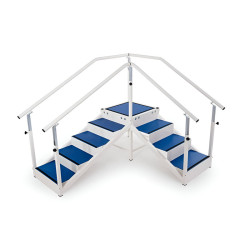 Escalier de rééducation avec angle modulable Teamalex Medical