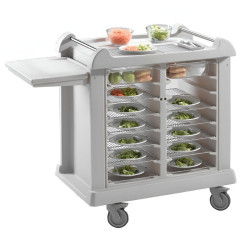 Chariot petit-déjeuner monobloc Teamalex Medical