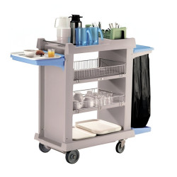 Chariot préparation petit-déjeuner en composite Teamalex Medical