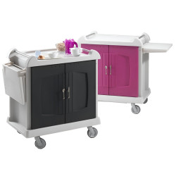 Chariot petit-déjeuner monobloc 4 portes Teamalex Medical