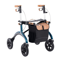 Déambulateur 4 roues Rollator carbone Saljol Teamalex Medical