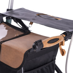 Déambulateur 4 roues Rollator carbone Saljol Teamalex Medical
