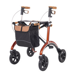 Déambulateur 4 roues Rollator carbone Saljol Teamalex Medical