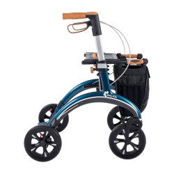 Déambulateur 4 roues Rollator carbone Saljol Teamalex Medical