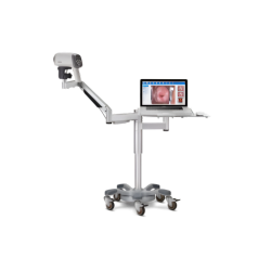 Colposcope C6A EDAN avec bras articulé et plateau Teamalex Medical