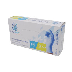Lot 10 boites de 100 Gants en nitrile non-poudrés médical Teamalex Medical