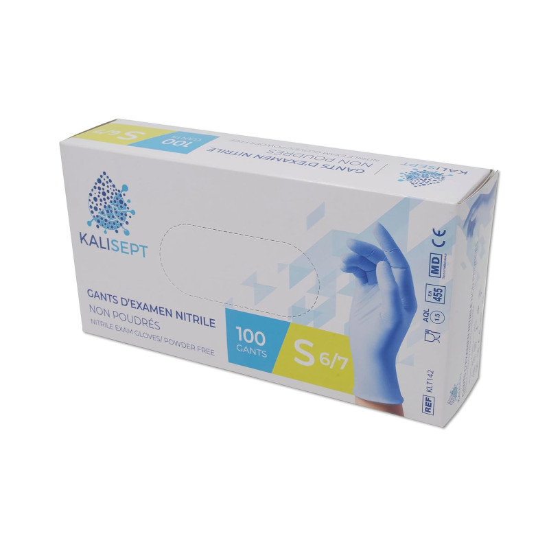 Lot 10 boites de 100 Gants en nitrile non-poudrés médical Teamalex Medical Lot 10 boites de 100 Gants en nitrile non-poudrés médical Teamalex Medical