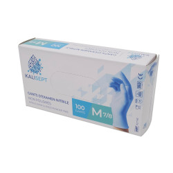 Lot 10 boites de 100 Gants en nitrile non-poudrés médical Teamalex Medical