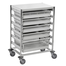 Chariot modulaire en inox Teamalex Medical
