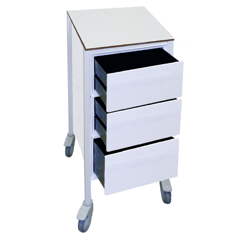 Desserte médicale amagnétique 3 tiroirs Teamalex Medical