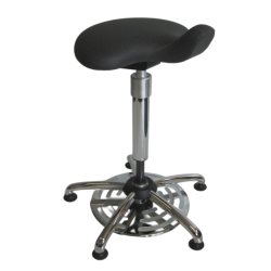 Selle de chirurgien oscillante commande au pied sur patins Teamalex Medical