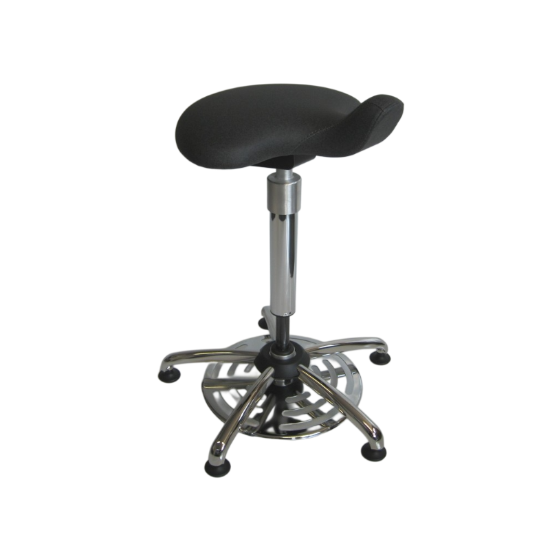 Selle de chirurgien oscillante commande au pied sur patins Teamalex Medical
