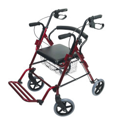 Déambulateur fauteuil de transfert 4 roues Rollator Victor Teamalex Medical