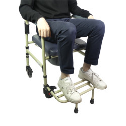 Chaise percée médicale mobile Sardaigne Comfort - Teamalex Médical