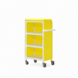 armoire-a-linge-plat-3-etageres-teamalex-medical jaune