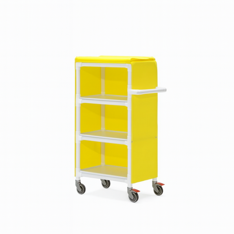 armoire-a-linge-plat-3-etageres-teamalex-medical jaune armoire-a-linge-plat-3-etageres-teamalex-medical jaune