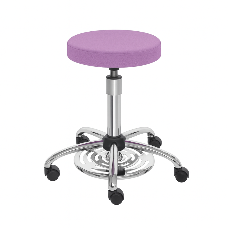 Tabouret médical commande au pied et assise confort teamalex