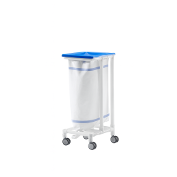 Chariot à linge sale à roulettes 1 sac teamalex medical