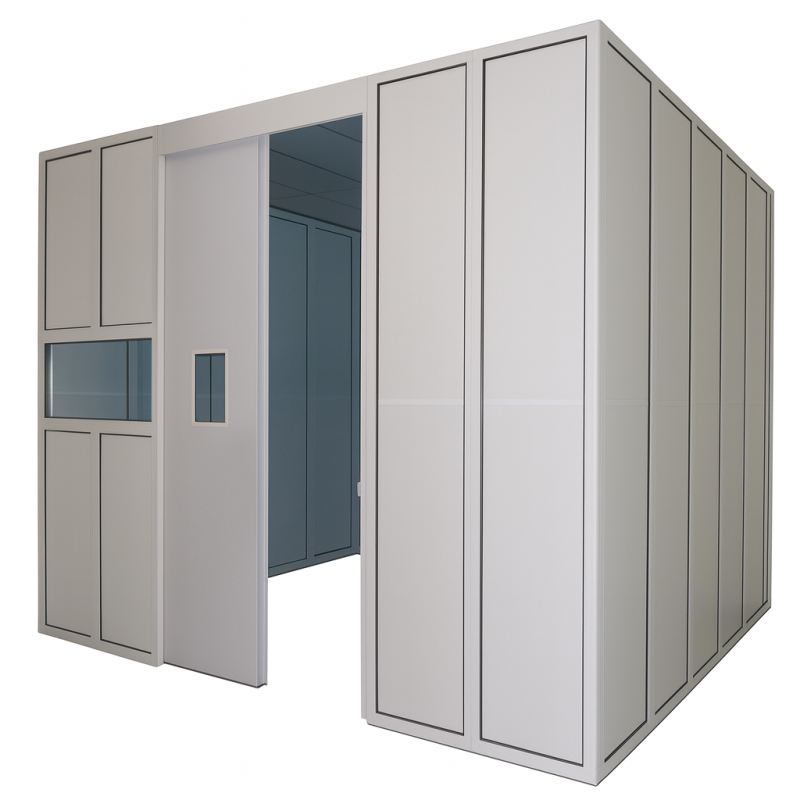 Cabine fixe plombée pour protection Anti-X teamalex medical