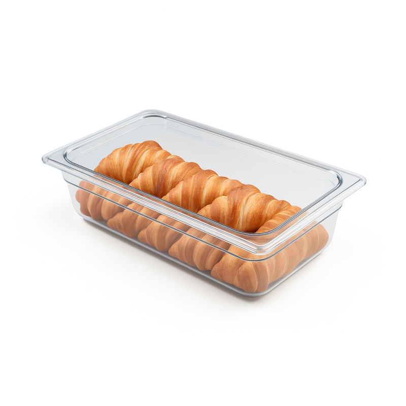 Bac GN 1/1 avec couvercle haut. 15 cm teamalex Bac GN 1/1 avec couvercle haut. 15 cm teamalex