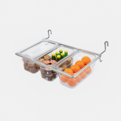 Support Inox pour 3 bacs GN 1/3 teamalex medical
