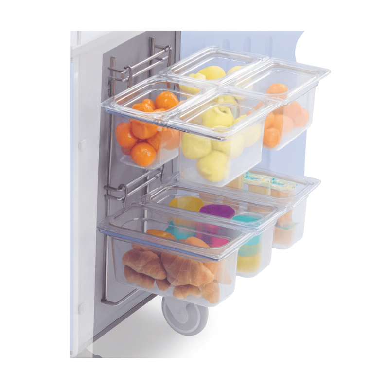 Echelle inox pour 2 supports bacs G/N teamalex medical Echelle inox pour 2 supports bacs G/N teamalex medical