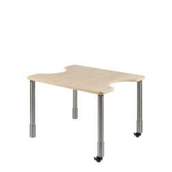 Table ergonomique PMR 2 places teamalex medical