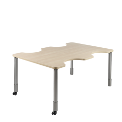Table ergonomique PMR 4 places