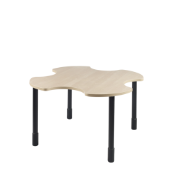 Table ergonomique PMR ronde 4 places teamalex medical