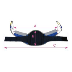 shéma Sangle lombaire teamalex